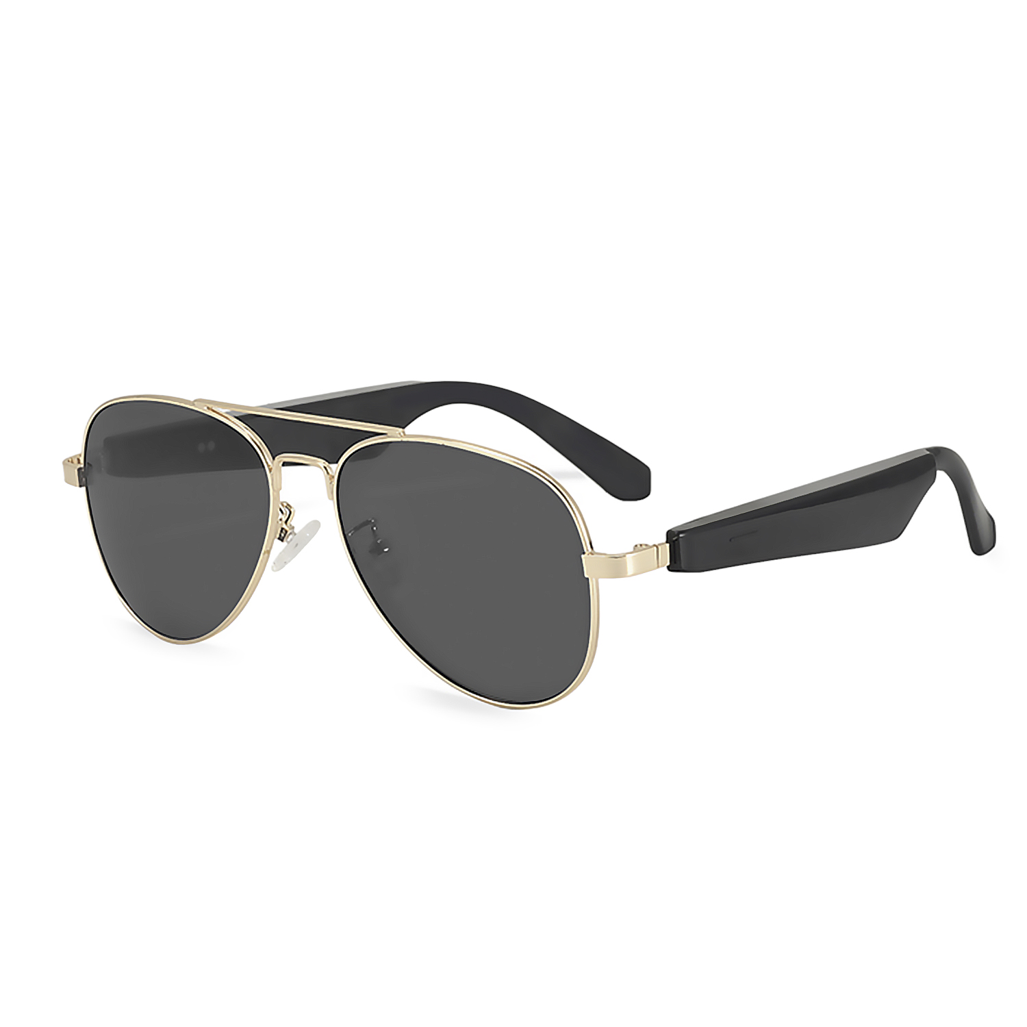 DAM. Gafas inteligentes A01-3111S, control de llamada bluetooth, asistente de voz, traducción AI. Tamaño M. 15x16x5cm