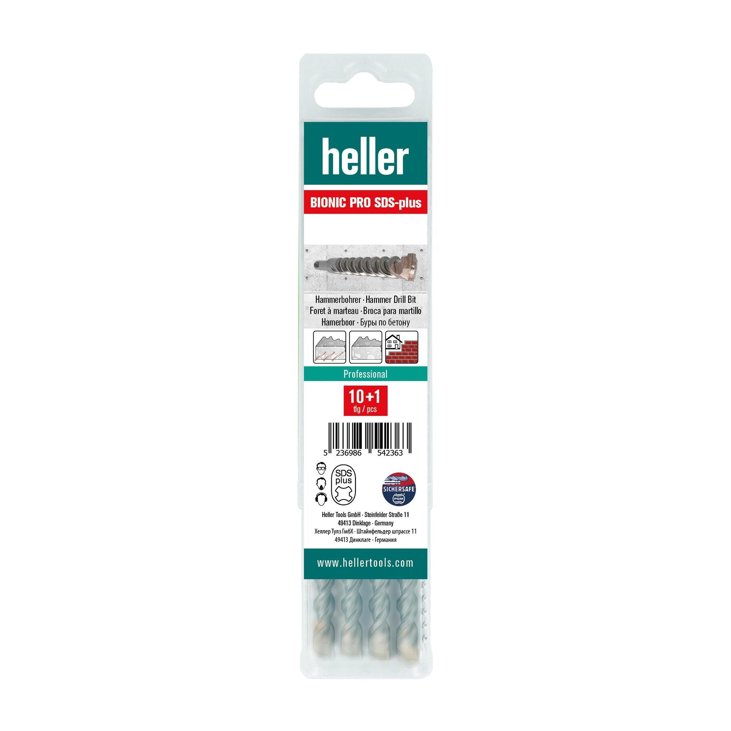 Broca sds-plus 22x400x450 bionic pro heller