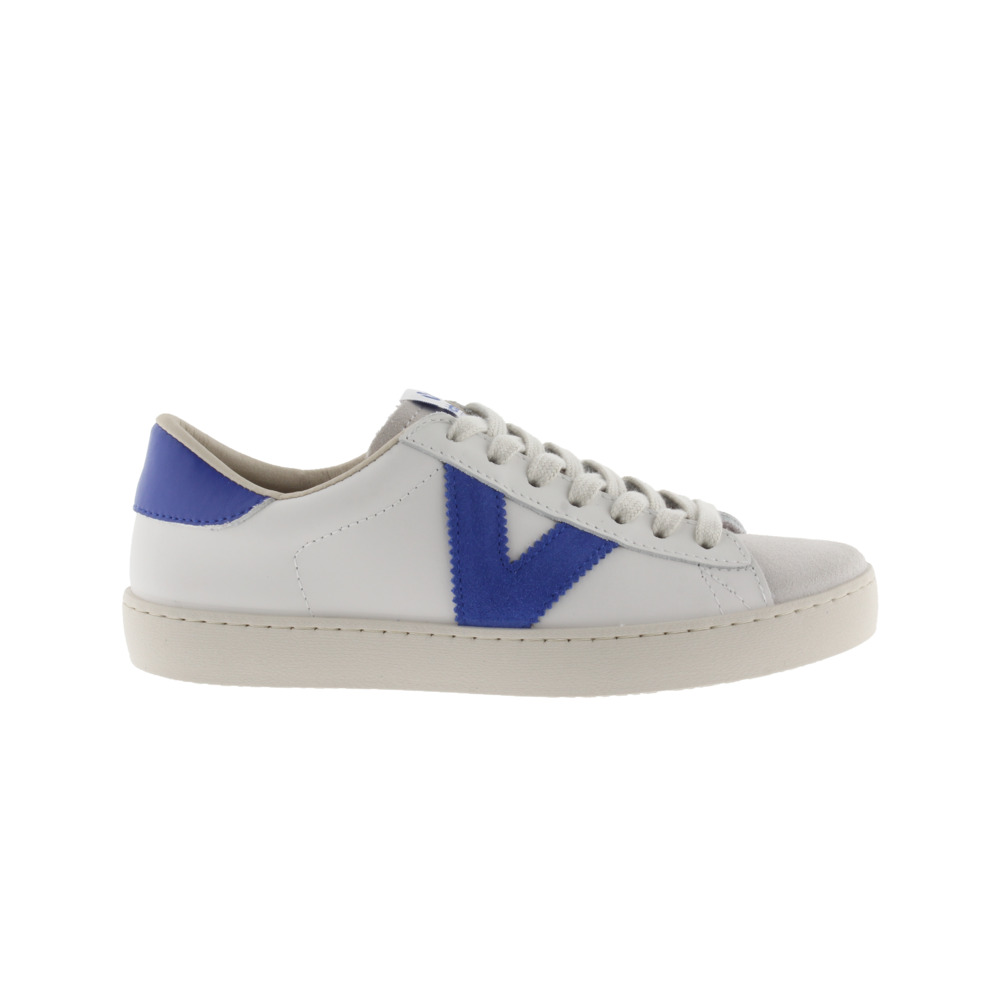 Victoria Berlín Zapatillas de piel con piezas de color y puntera de serraje 1126142