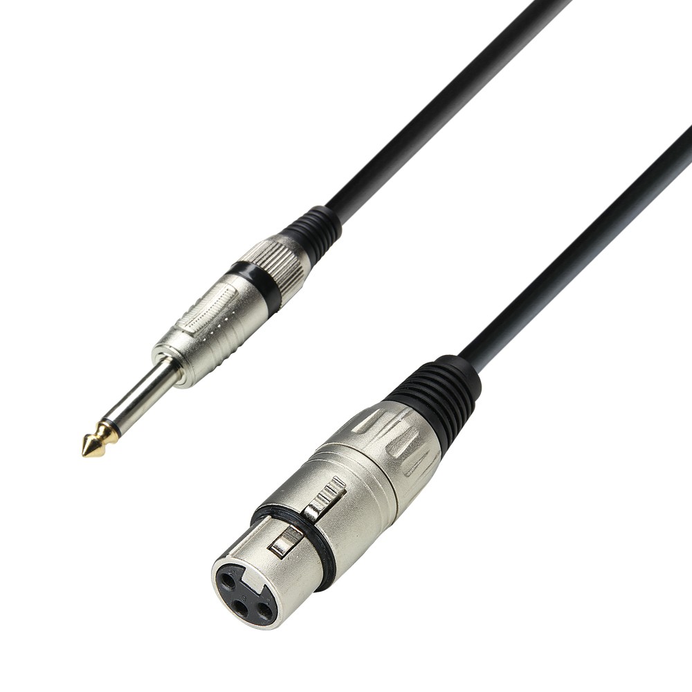 Cable de Sonido Adam Hall XLR Hembra a JACK 6,3 Mono STAR3 10m
