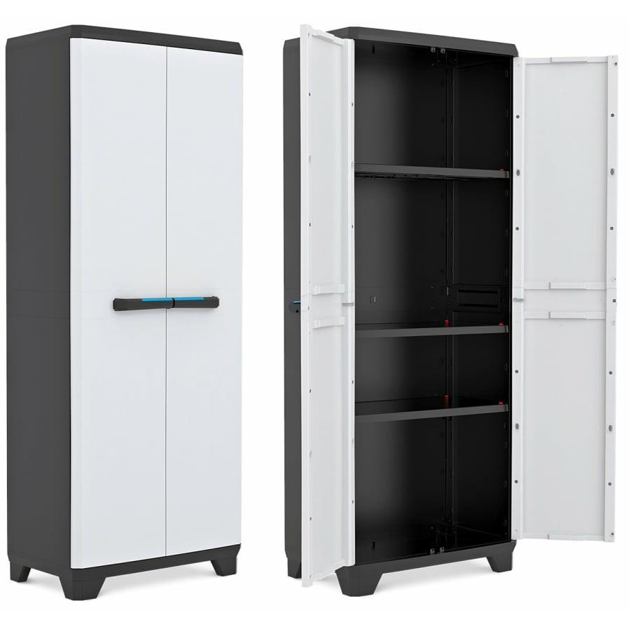 Keter Linear Cabinet, Armario para Garajes De Pie Universal, ideal para almacenamiento y organización, diseño práctico y resistente, perfecto para herramientas y equipos.