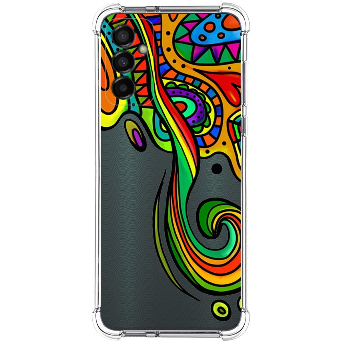 Funda Silicona Antigolpes para Samsung Galaxy M13 4G diseño Colores Dibujos
