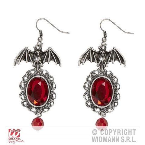 Par De Pendientes Muircielago Congemme Rojas 46754 Widmann