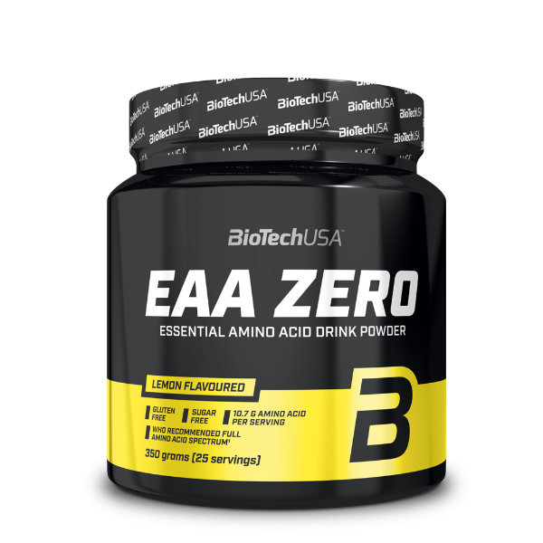Biotech USA EAA Zero - 350 gr Aminoácidos Esenciales con BCAA y L-Glutamina para Recuperación Muscular