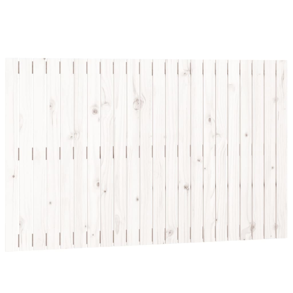 vidaXL Cabecero de cama de pared madera maciza de pino 140x3x90 cm