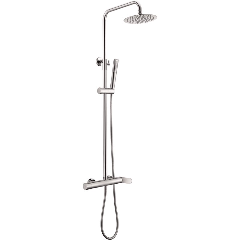 Imex Dinamarca BDR031 columna de ducha con barra extensible hasta 125 cm acabado cromado