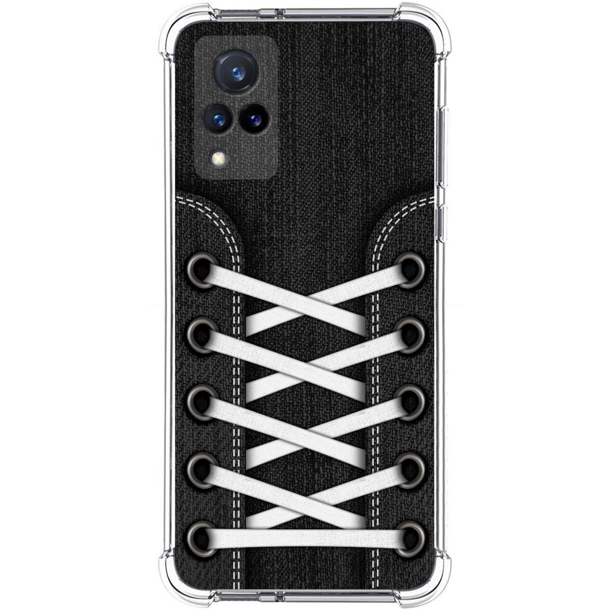 Funda Silicona Antigolpes para Vivo V21 5G diseño Zapatillas 02 Dibujos