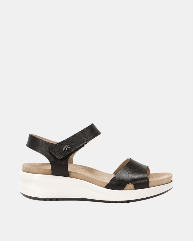 FLUCHOS F1475 Sandalias Abiertas Mujer Negro