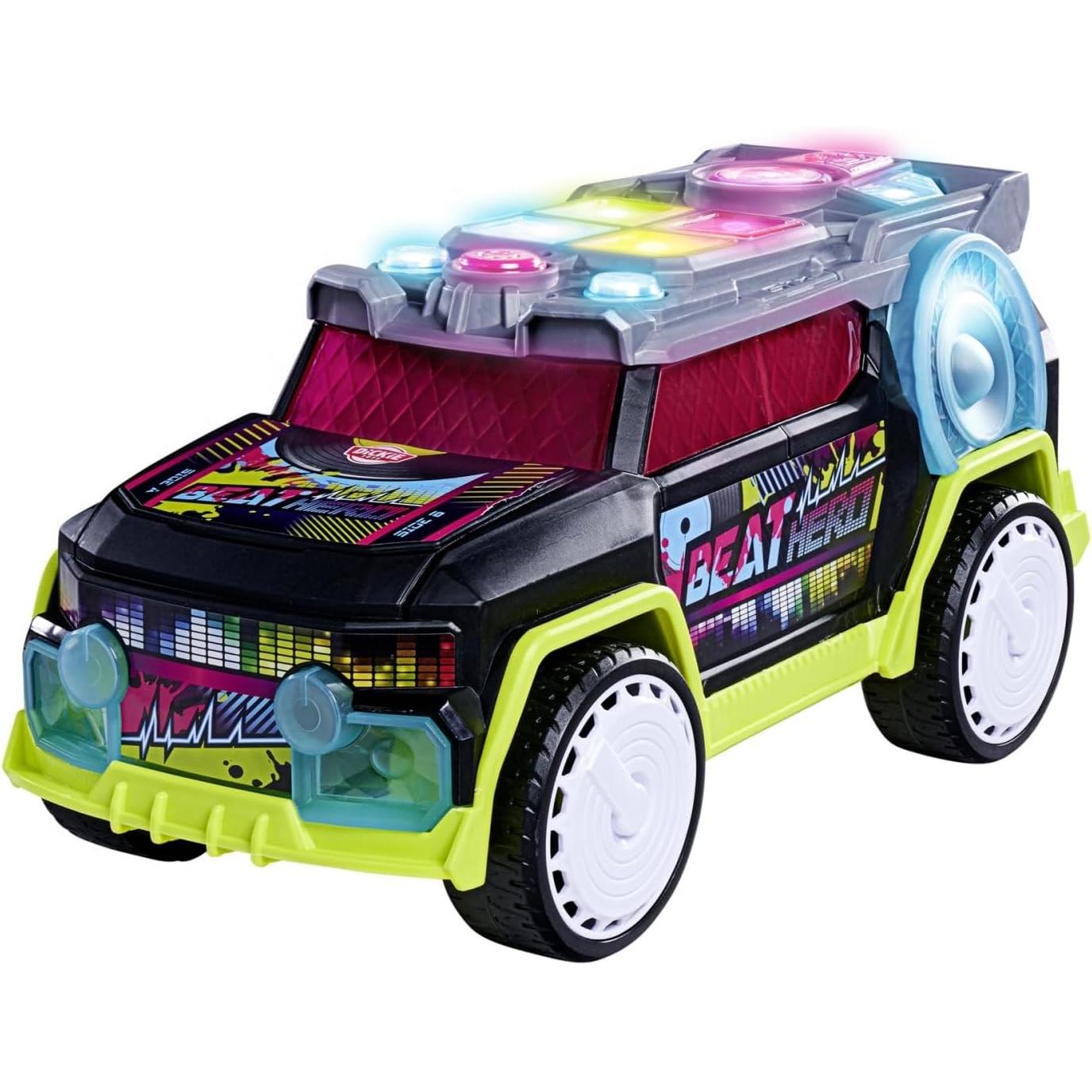 Dickie Toys - Coche de Juguete Beat Hero, Luces Intermitentes, Música, Streets N BEATZ, 3 Modos de Juego, 32 cm, Incluye Pilas, para Niños Niñas a Partir de 3 años (203767001)