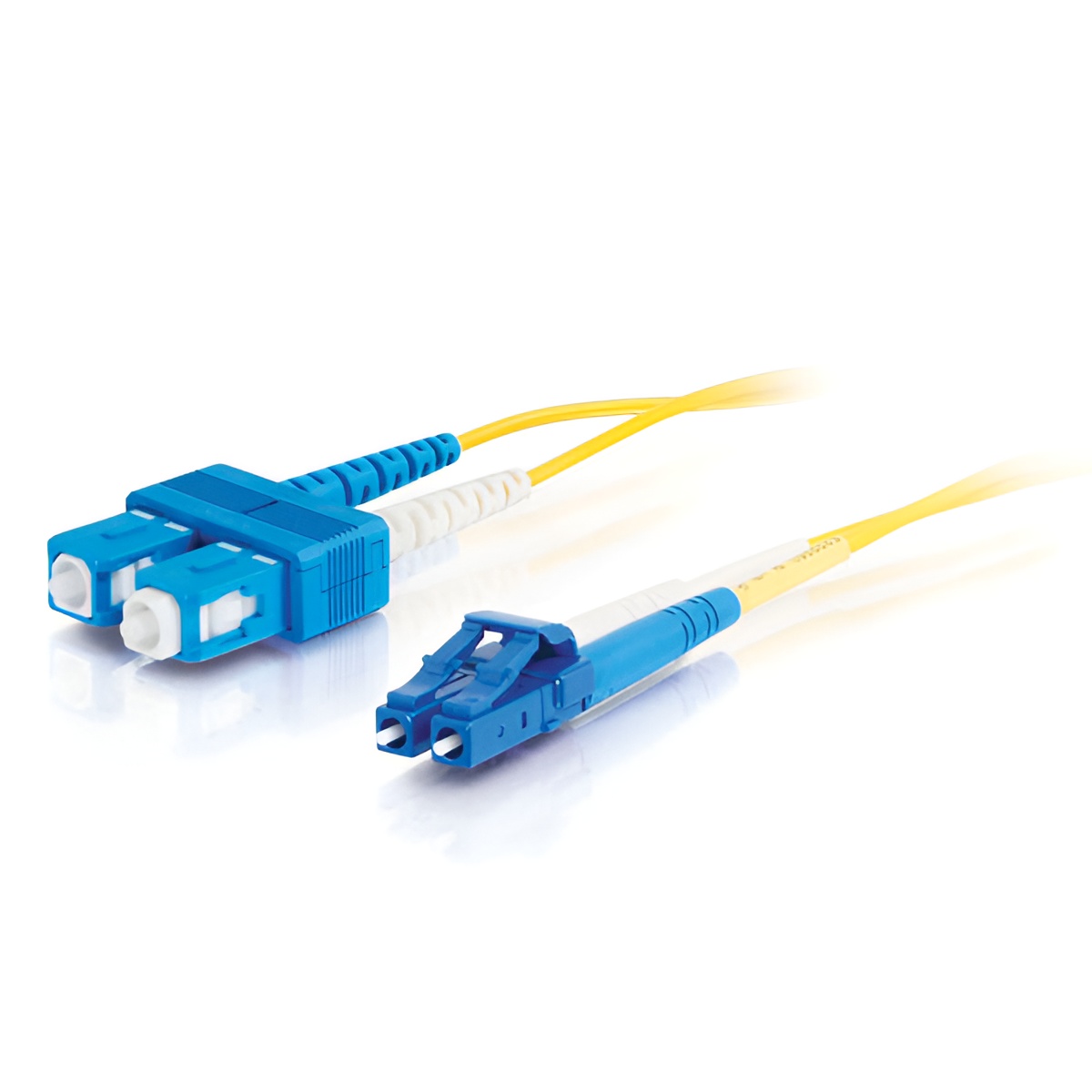 Cable de Fibra óptica C2G para Aplicaciones Gigabit-Ethernet LC/SC LSZH Duplex Multimode 9/125 SM Fibra de Vidrio