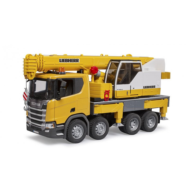 Bruder Camión Grúa Scania Super 560R Liebherr con Luces y Sonido - Escala 1:16