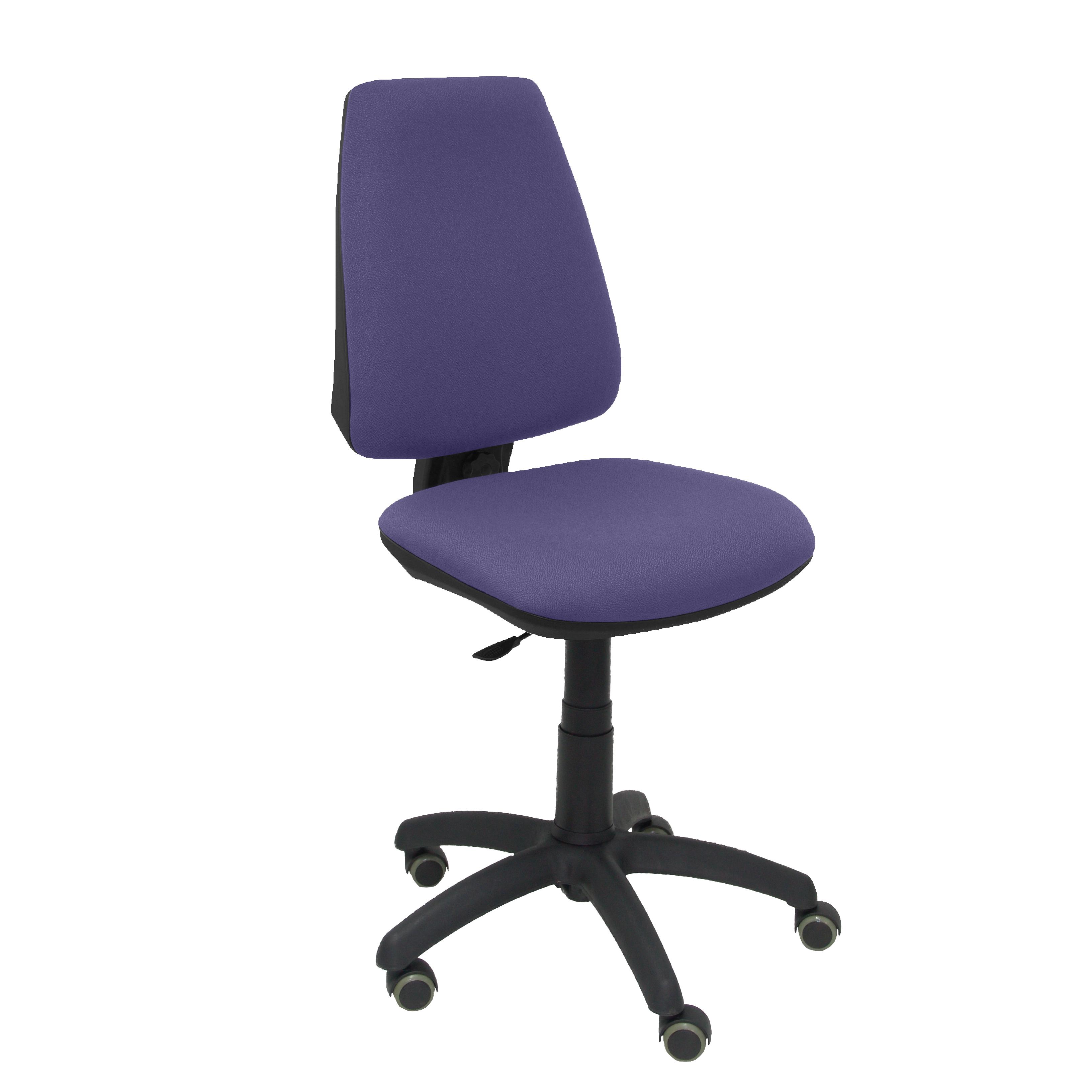 Piqueras Y Crespo Silla Elche CP Bali Azul Claro - Ergonómica y Juvenil con Ruedas de Parqué