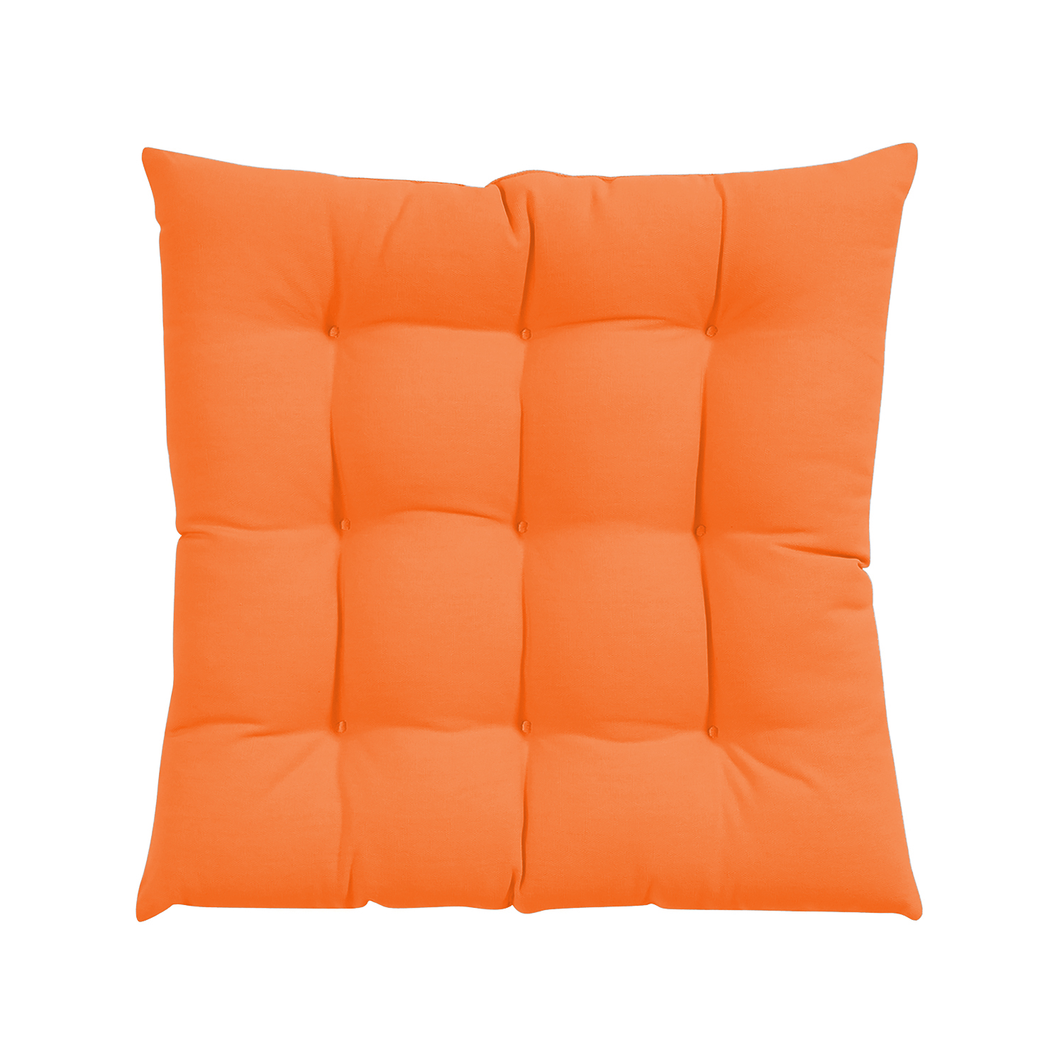 GREATOYAR Juego de 2 Cojines para Silla y Asiento, Decoración de Asiento de Jardín Casa Terraza, Cojín Decorativo con Correas de Sujeción, 9 Pespuntes, Fabricado en España, 38x38x3.5cm, Rojo/Azul/Marrón/Crema/Gris/Morado/Rosa