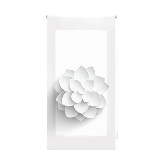 BLINDECOR - Estor Enrollable Translúcido con Estampado - Estores Enrollables Elegantes y Prácticos - Estor para Ventana con Diseño Único