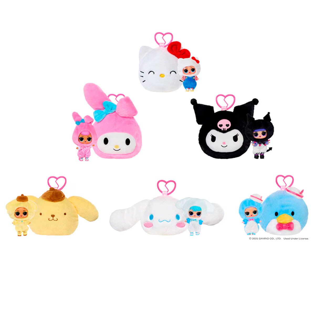 L.O.L Hello Kitty Sanrio Bola Sorpresa Peluche Reversible