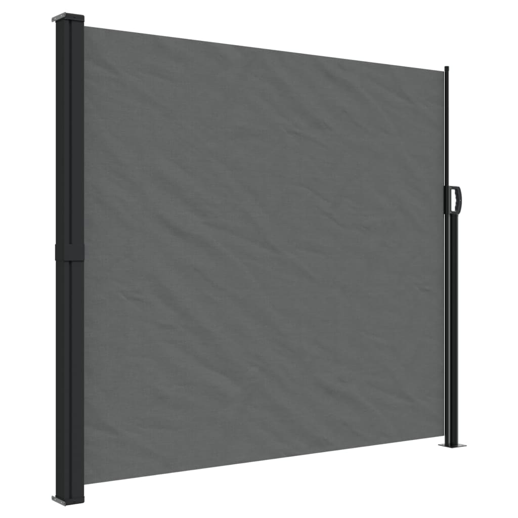 vidaXL Toldo lateral retráctil 180x300 cm Color Negro, Crema, Azul