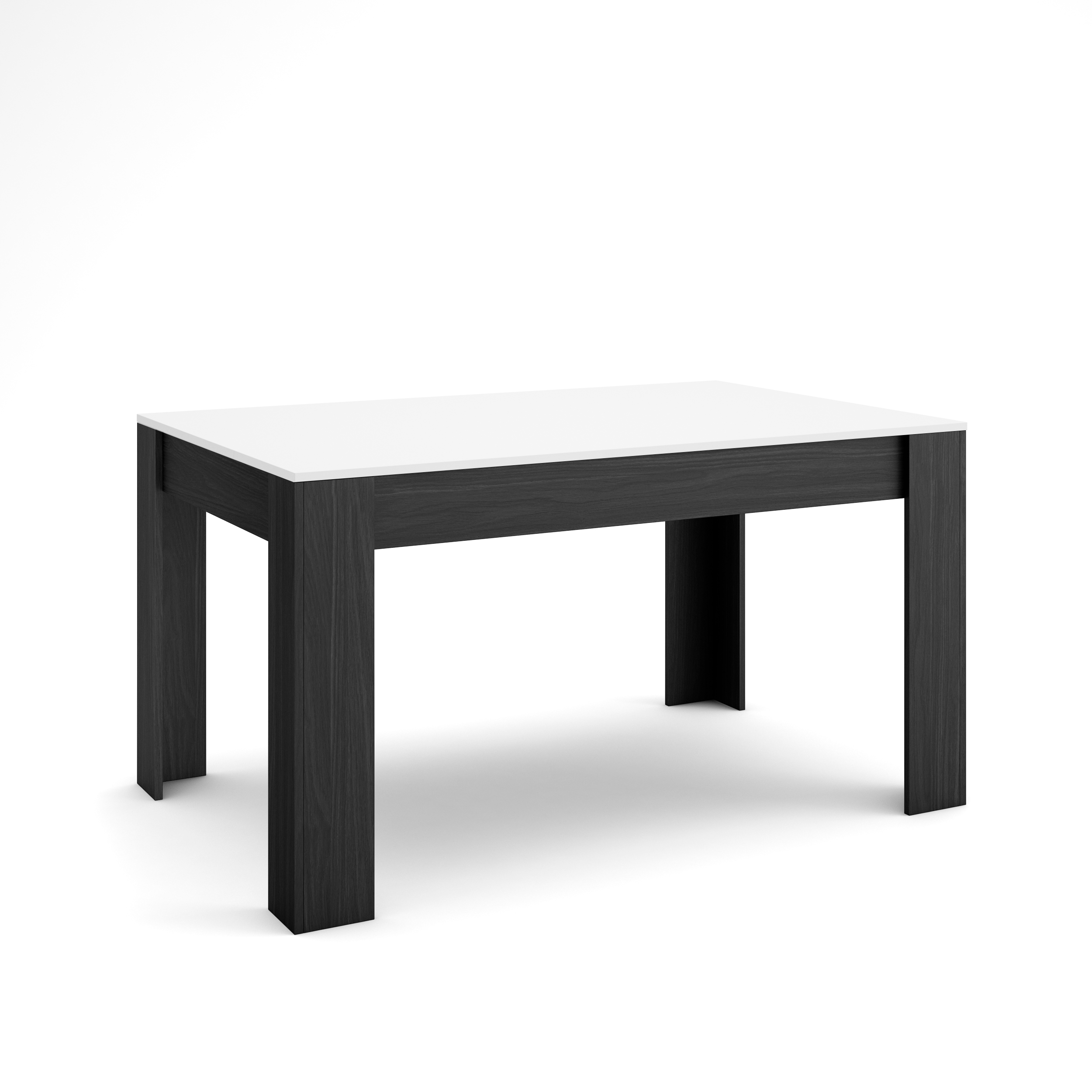 Skraut Home, Mesa Comedor, Mesa Fija Cocina y Salón, 140x90x76cm, Para 6 comensales, Muebles Comedor, Estilo Moderno