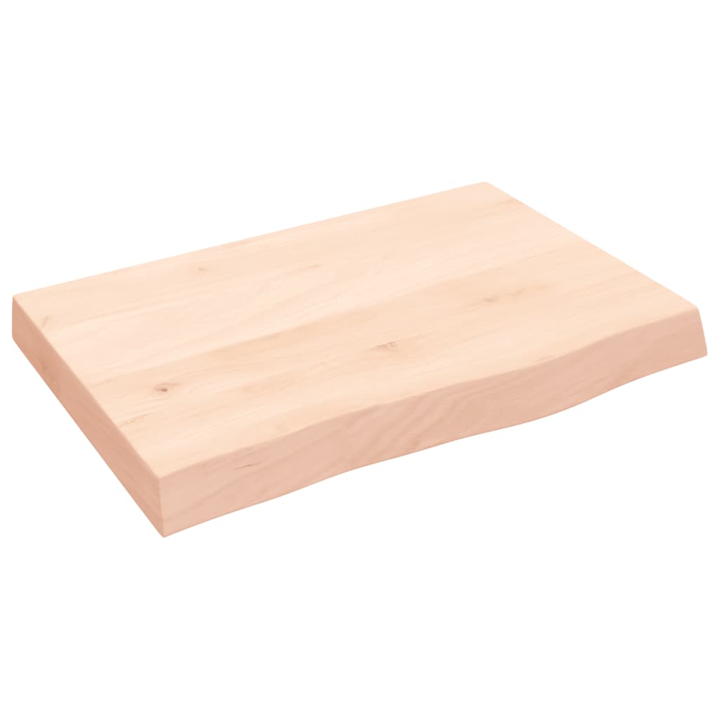 Vidaxl Estante de Pared de Madera de Roble Tratada 60x40x(2-6) Cm Marrón Claro y Marrón Oscuro
