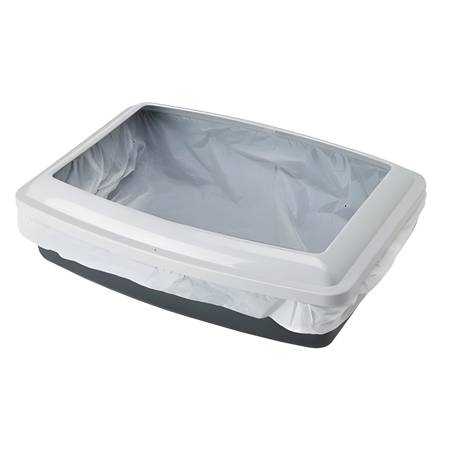 Ibañez Bolsas Desechables para Bandejas de Gatos Higiénicas y Universales para Aseos y Bandejas de Hasta 46 X 40cm - 12 Bolsas