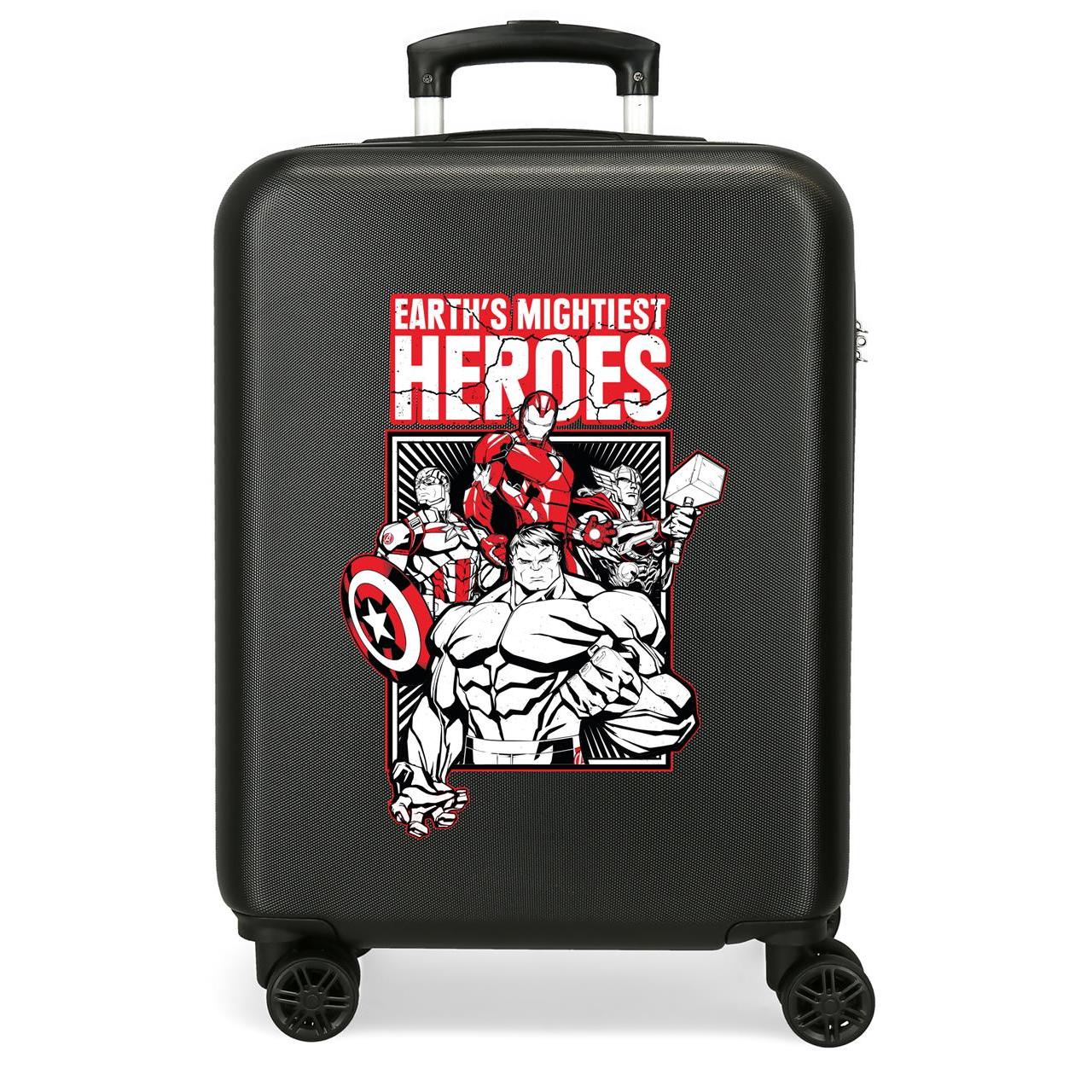 Marvel Los Vengadores Maleta De Cabina ABS Rígida Mightiest Heroes 55cm