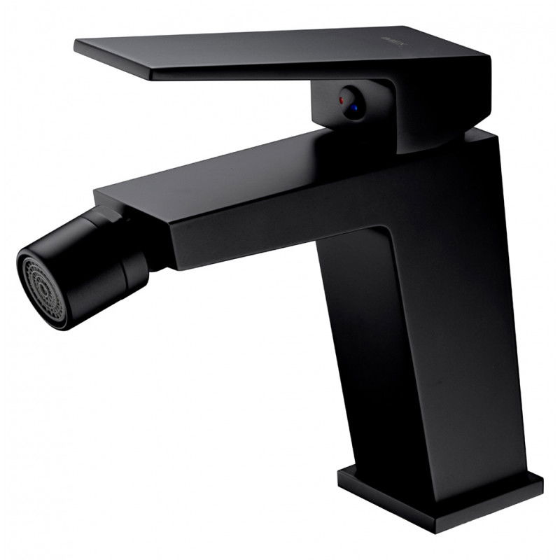 Imex Art BDAR025-2NG grifo monomando de bidé con rótula orientable y cierre cerámico acabado negro