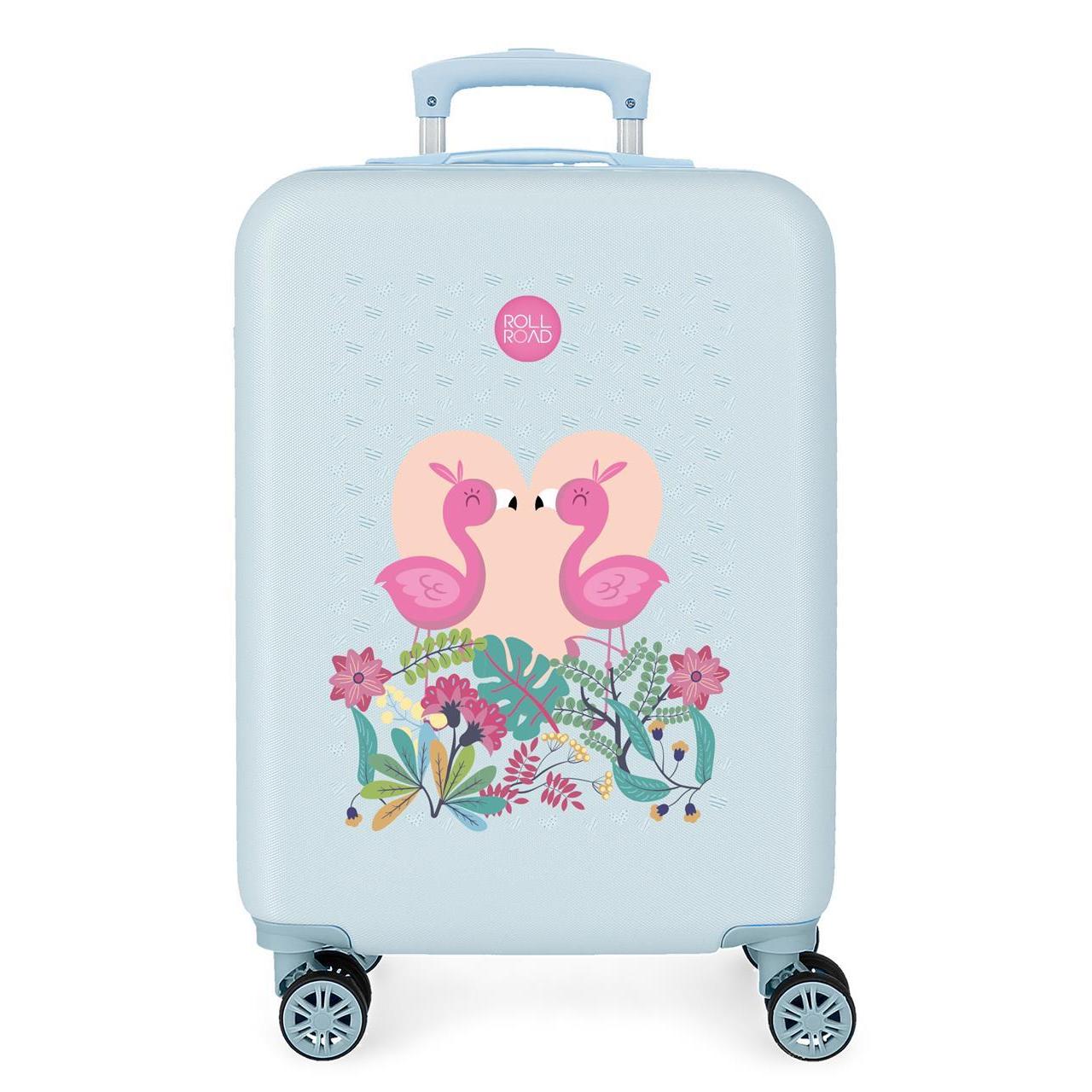 Maleta de cabina Roll road Pelican love azul claro 55x38x20cm