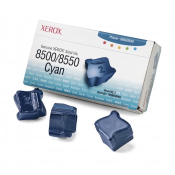 Tinta sólida cián de marca 8500/8550 (3 barras)