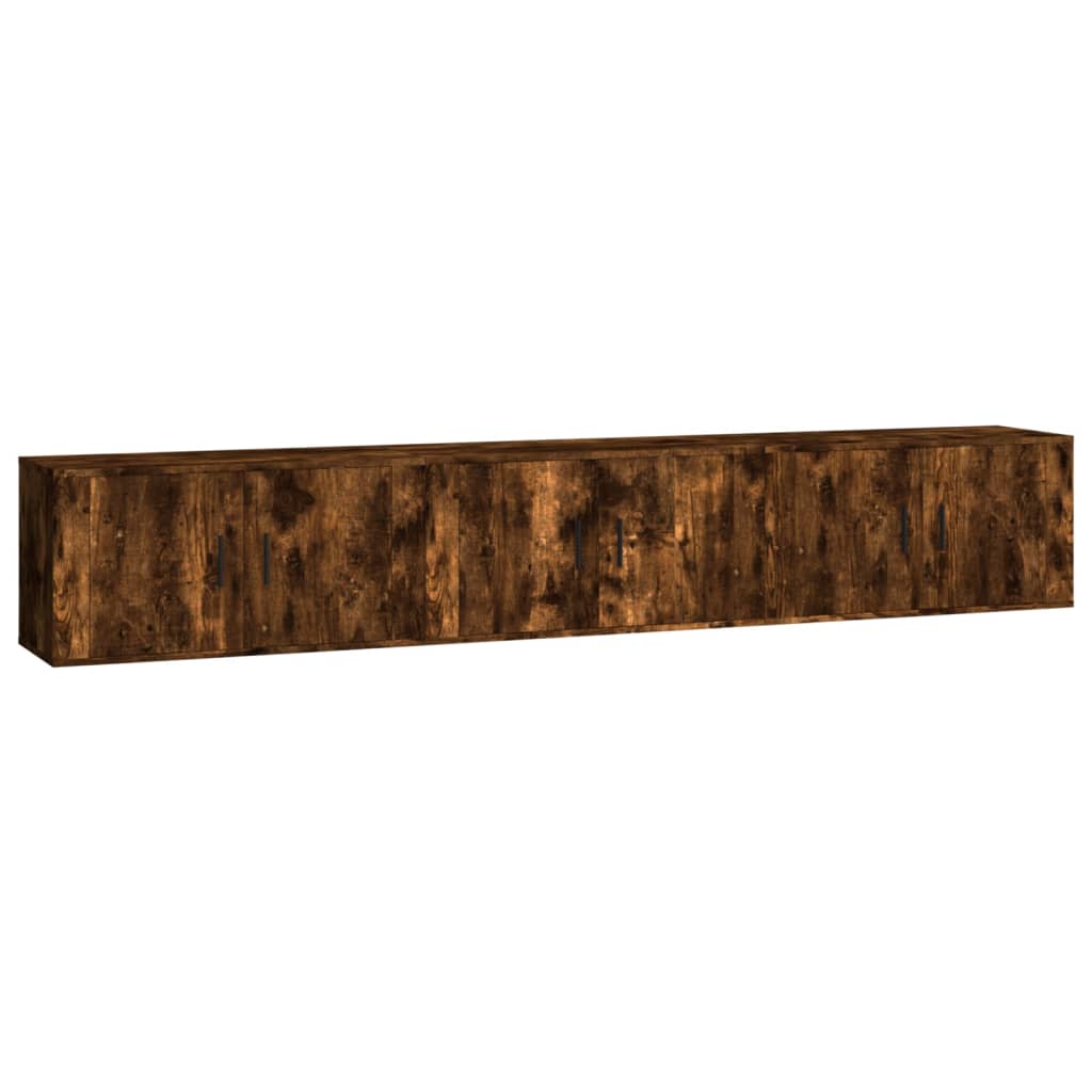 vidaXL Muebles para TV de pared 3 uds 80x34,5x40 cm, Mueble de Salon, Mueble TV, Mueble TV salon, Mesa de TV, Mueble tele
