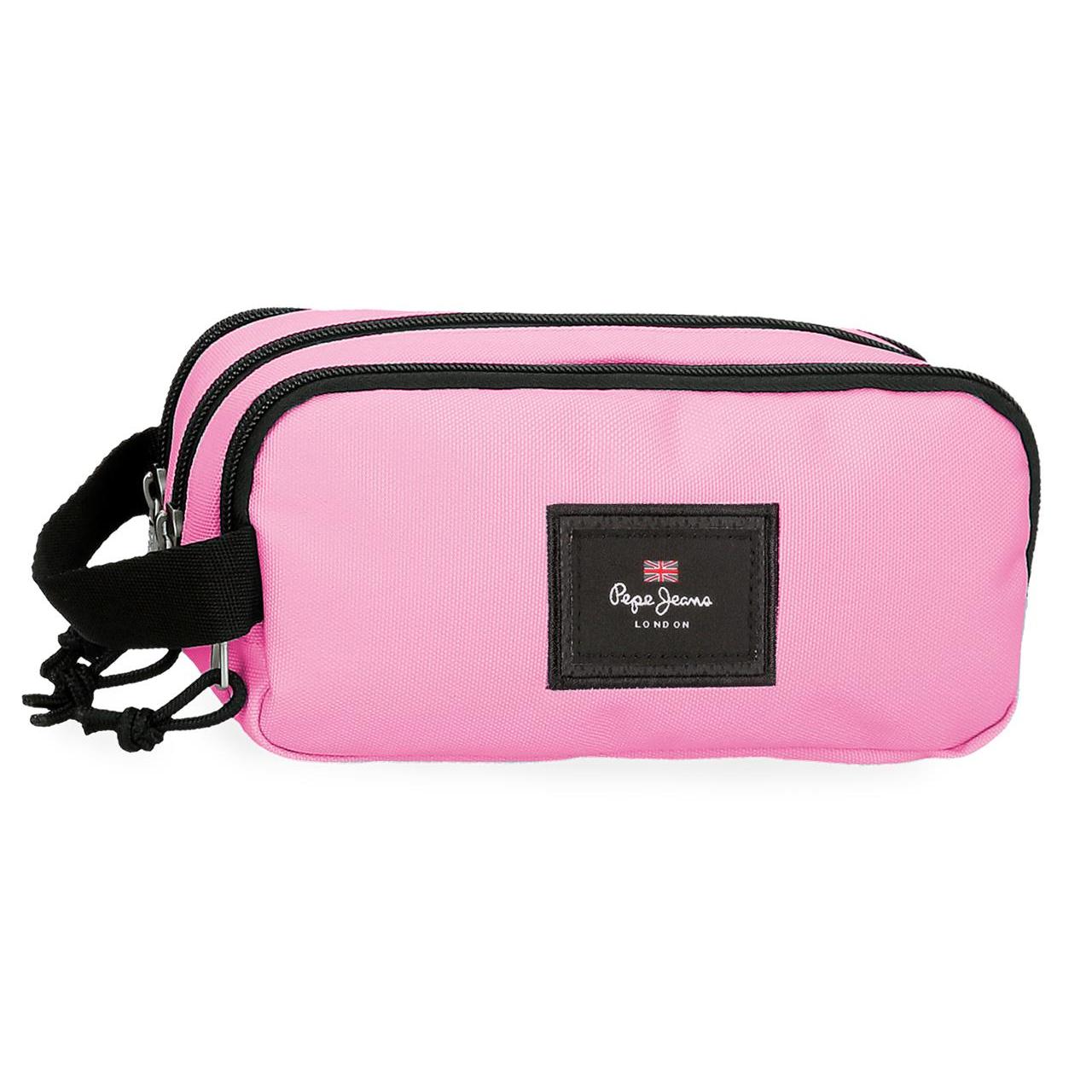 Estuche triple compartimento cierre cremallera Pepe Jeans Aris Colorful