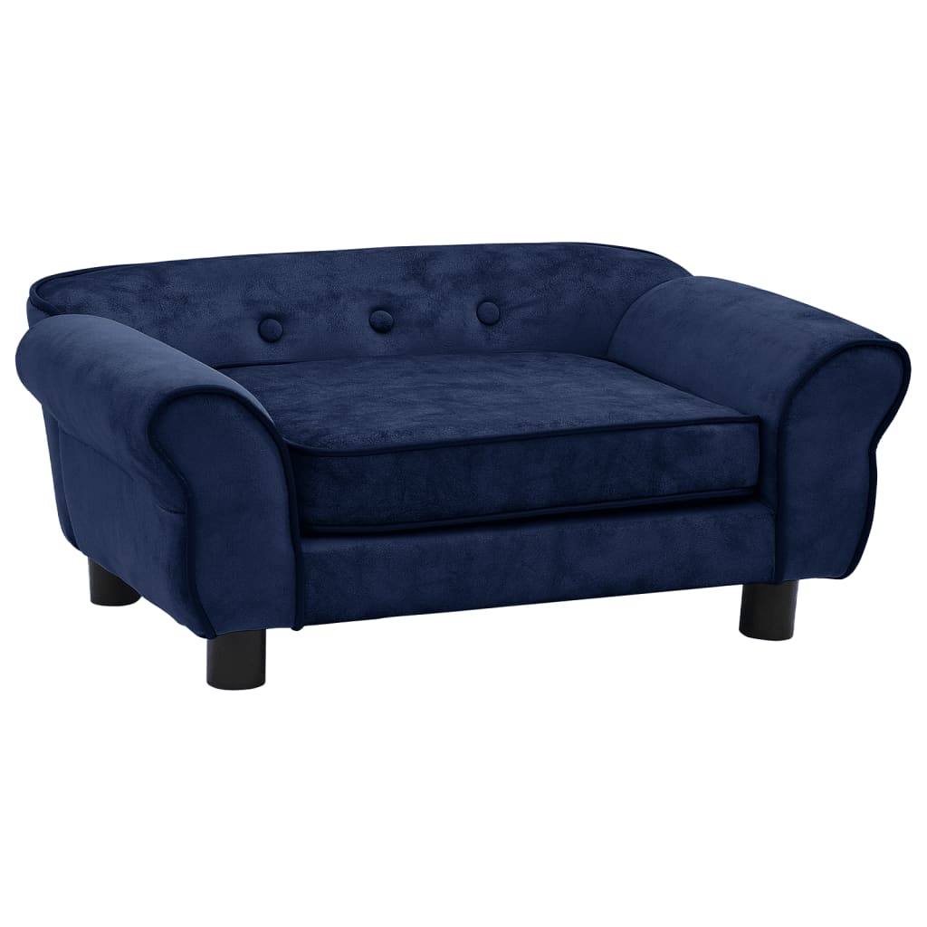 vidaXL Sofá para Perro Felpa 72x45x30 cm Cama Mascotas Almacenamiento Color Marrón,  Azul,  Burdeos y mas