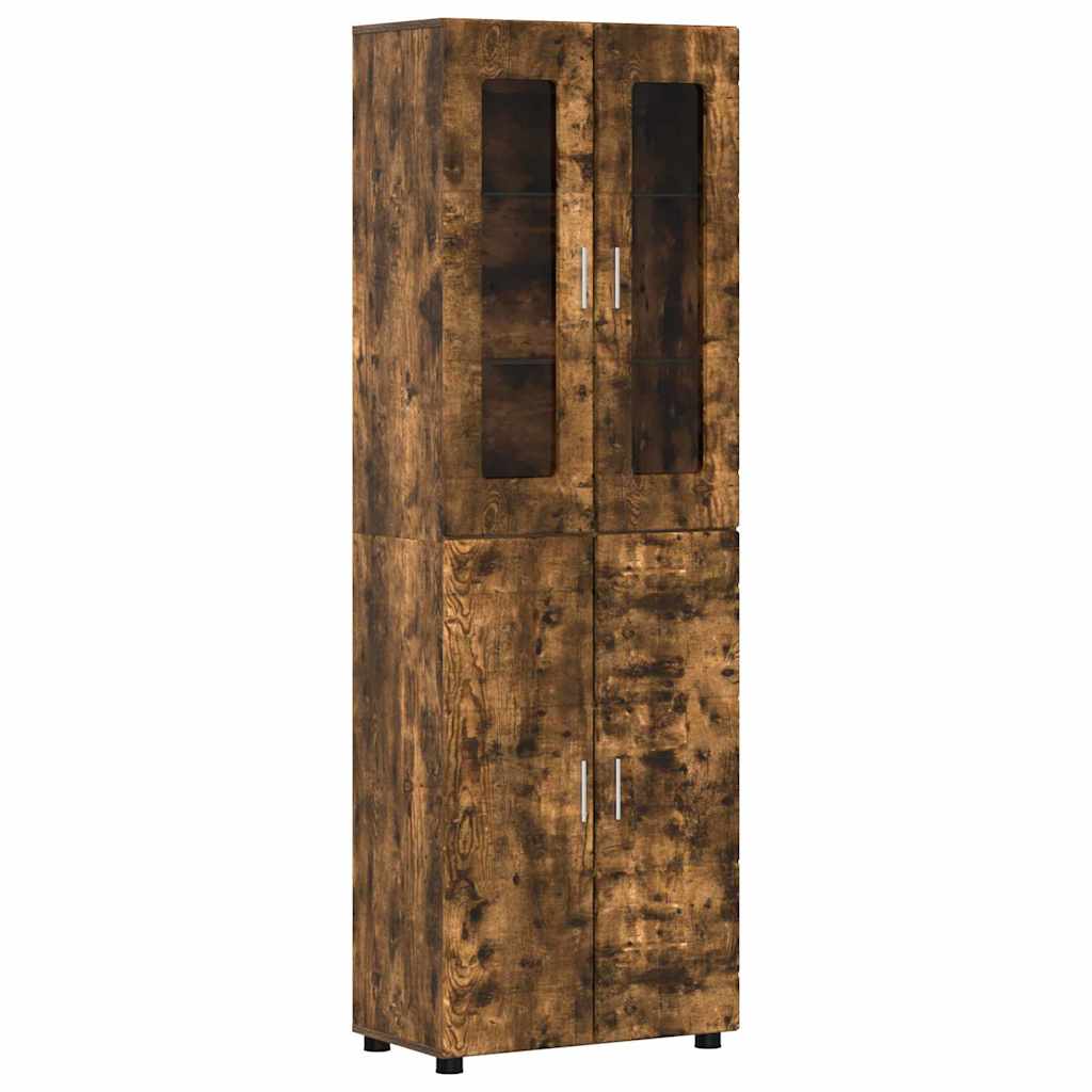 vidaXL Aparador alto FLORIN 60 x 35 x 182 cm Madera de ingeniería