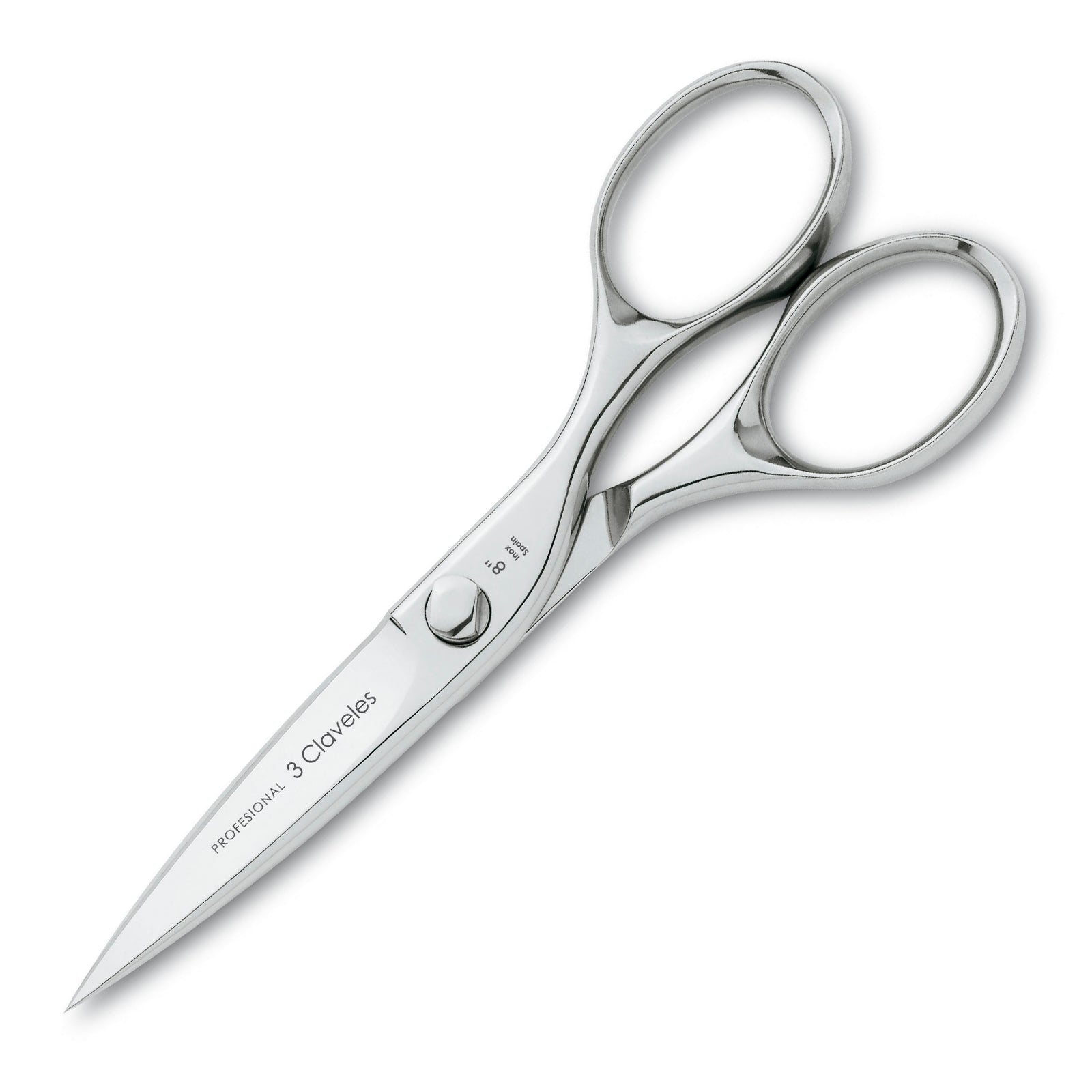 3 Claveles Master Class - Tijeras de Cocina Profesional 8" 20 cm Acero Forjado en Caliente
