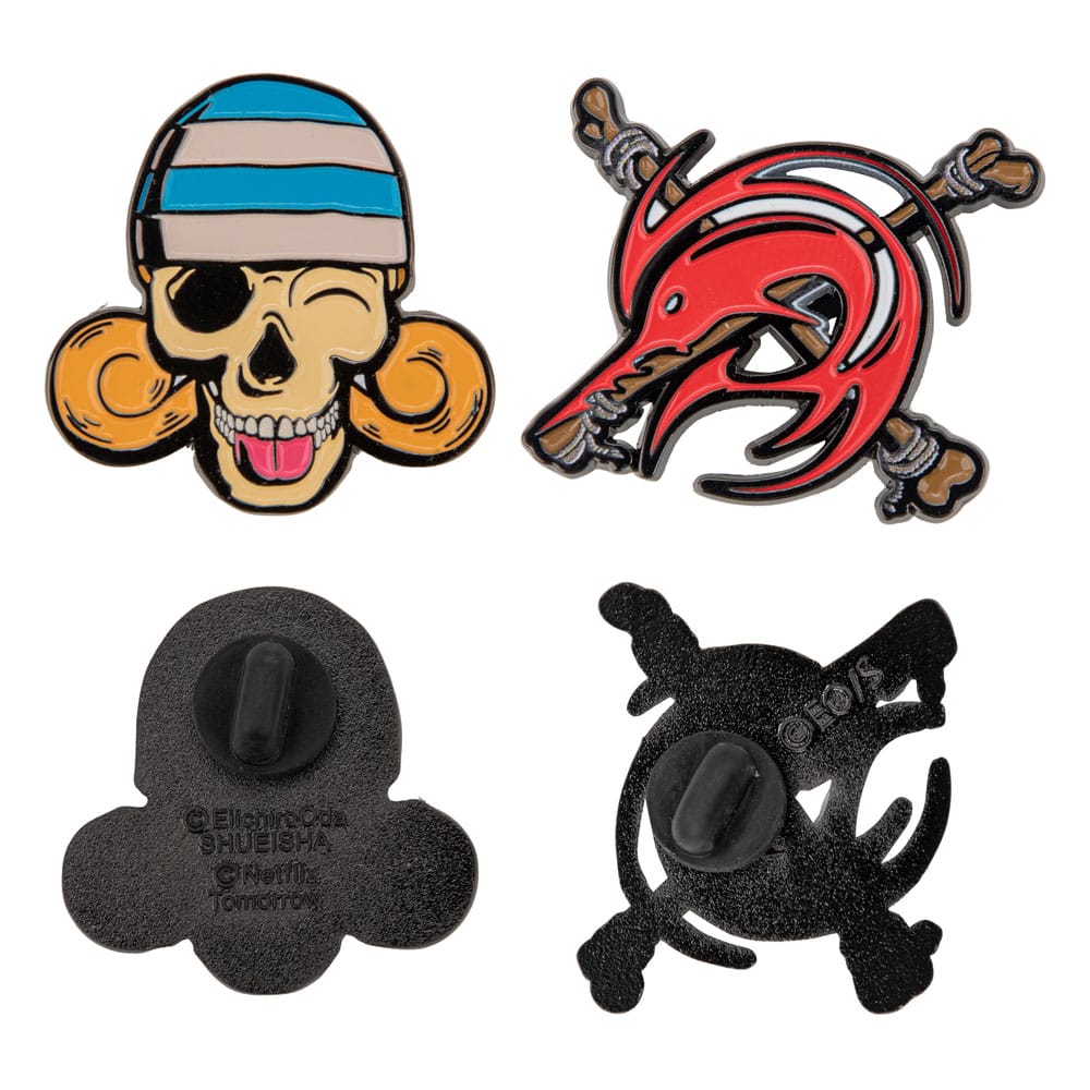 One piece pack 2 pin chapas nami & arlong
