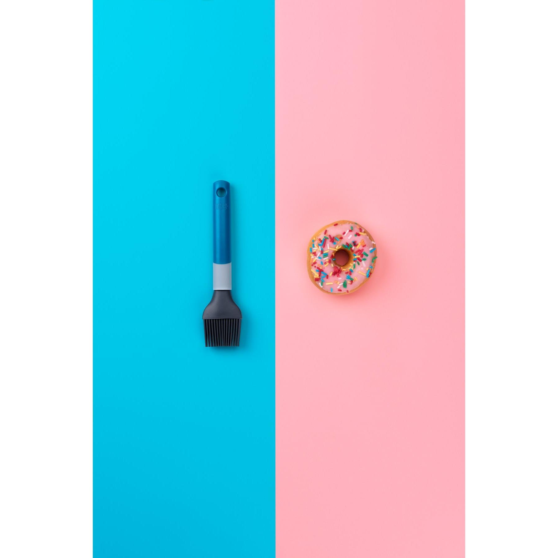 Pincel de Cocina de Silicona Tasty para Asar y Hornear, Resistente al Calor hasta 230° Celsius, Apto para Lavavajillas, Gris y Multicolor