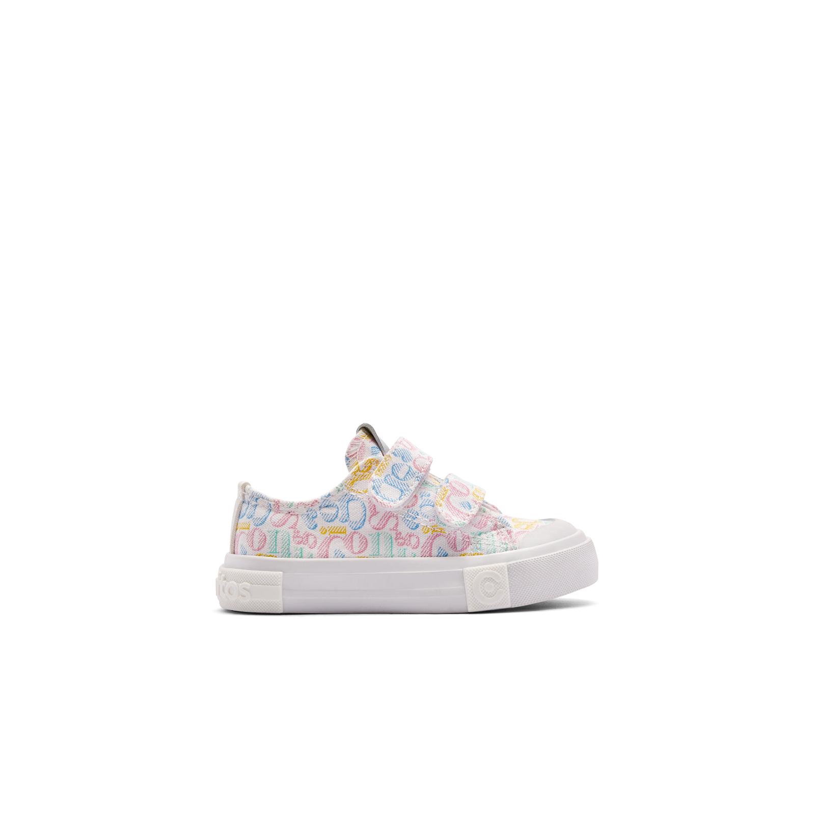 Conguitos - Zapatillas Bajas de Niños Doble Tira Adherente Multicolor para Niños y Niñas