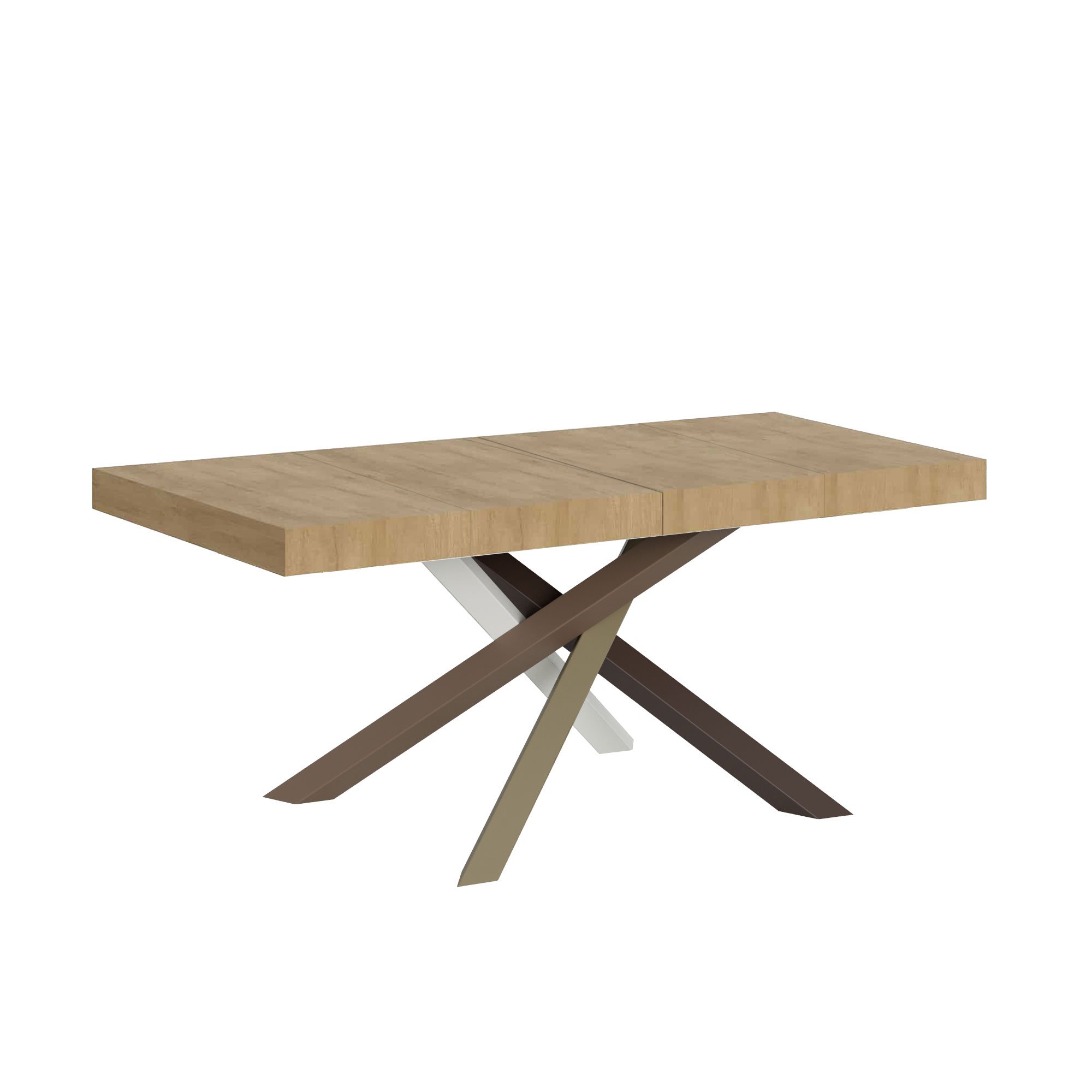 Mesa extensible 90x130/234 cm Volantis Premium Quercia Natura estructura 4/C - Itamoby