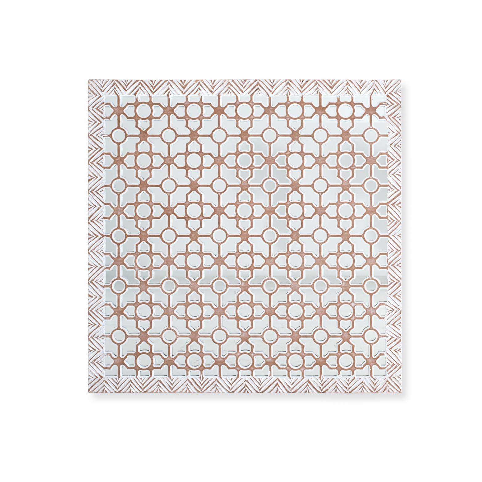 Cabecero fabricado en mdf blanco decapado