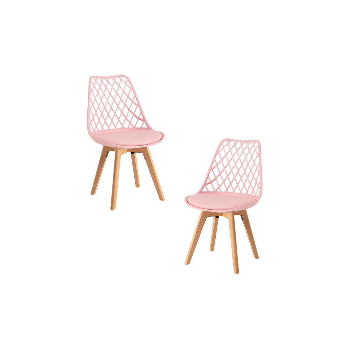 Regalos Miguel - Packs Sillas Comedor - Pack 2 Sillas Mima - Rosa