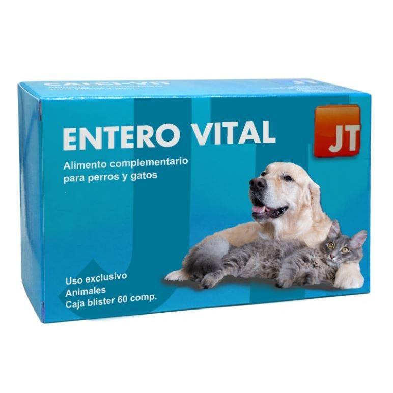 JT Pharma Entero Vital para Perros y Gatos  Alimento Complementario para Diarreas de Perros y Gatos