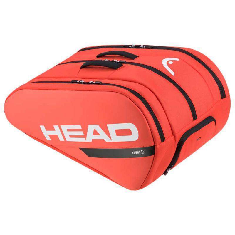 Head Paletero Tour Padel L Naranja Fluor - Capacidad 40L, Aislante Térmico, Varios compartimentos