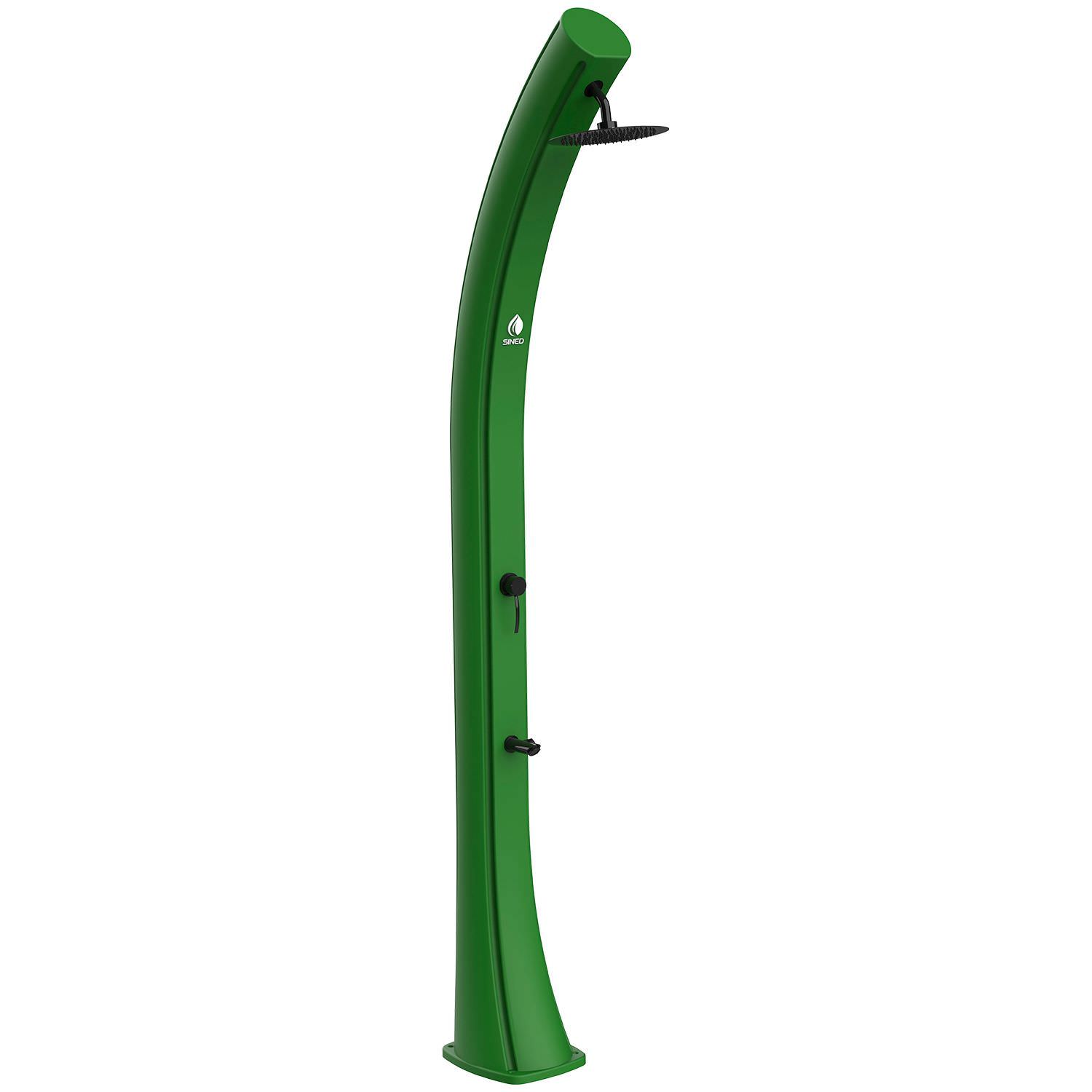 Ducha Solar Sole Xxl De 40l Verde Para Jardín Sined