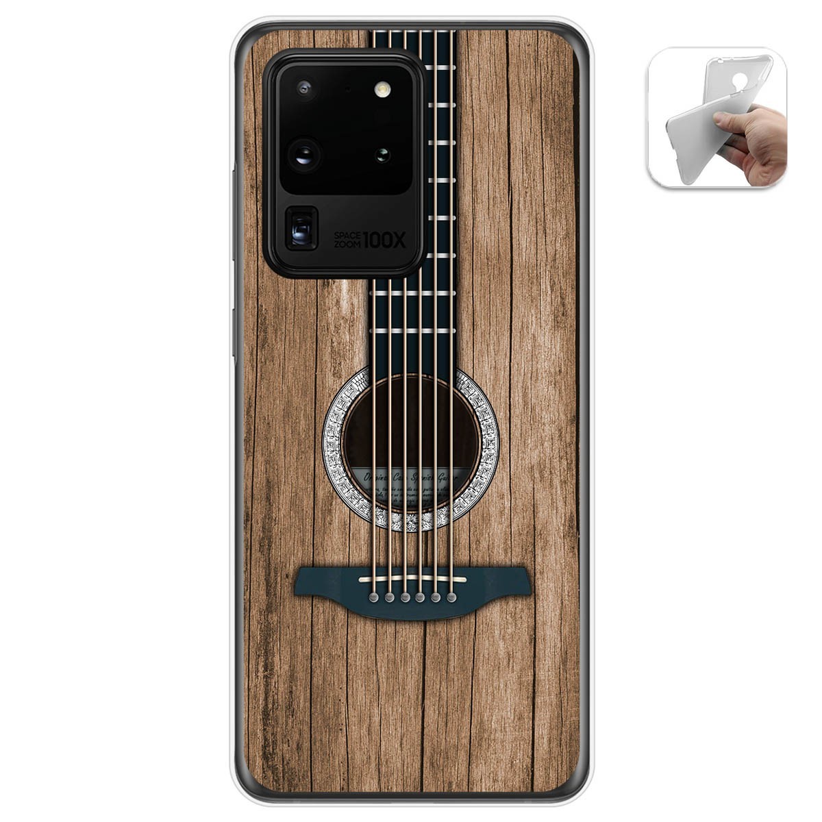 Tumundosmartphone Funda Gel Tpu para Samsung Galaxy S20 Ultra diseño Madera 11 Dibujos