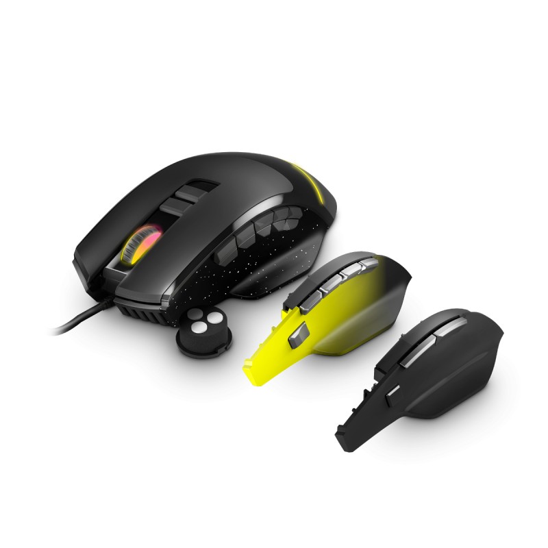 Energy Sistem - ESG M5 Triforce ratón Juego mano derecha USB tipo A Óptico 10000 DPI 452071