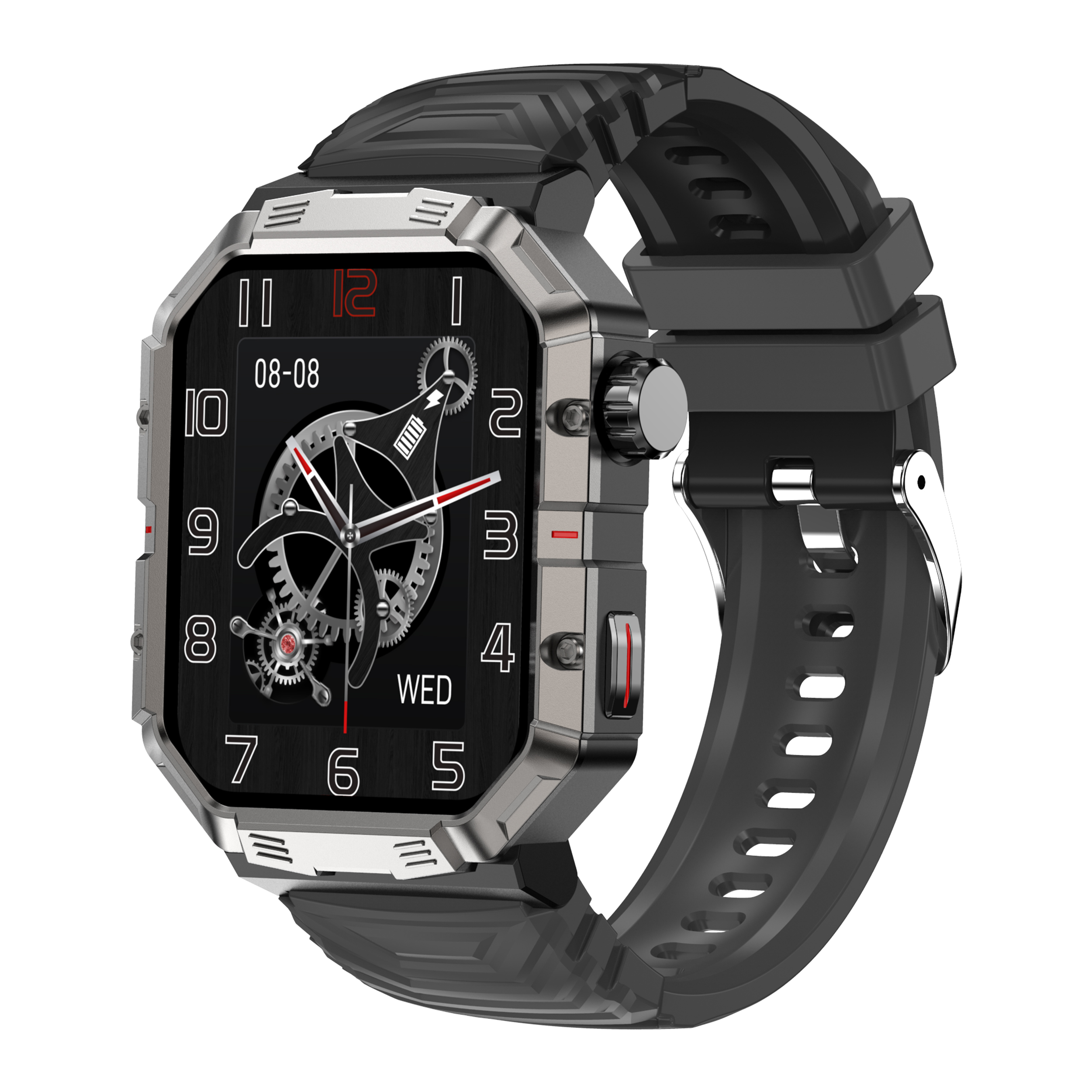 Reloj inteligente Valdus deportivo, IP68, NFC, ritmo cardiaco, llamada bluetooth, notificación de mensaje,multilenguaje,