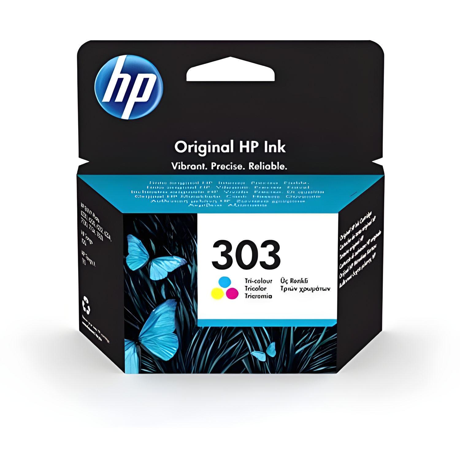 Cartucho de Tinta HP 303 Tricolor para Impresoras HP Tango - Rendimiento de Impresión Medio de 165 Páginas