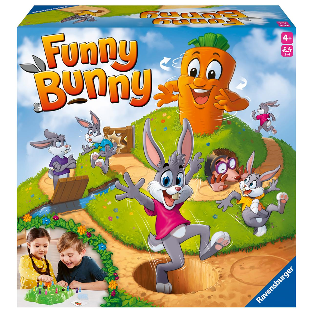 Juego Funny Bunny. Evita el puente levadizo y la verja! Ten cuidado con el topo! (Ravensburger 20949)