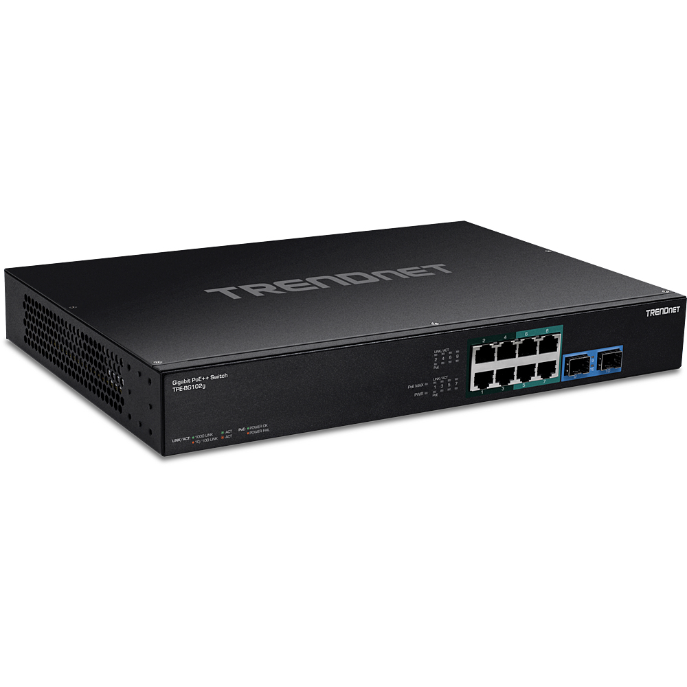 Trendnet TPE-BG102G switch No administrado Gigabit Ethernet (10/100/1000) Energía sobre Ethernet (Po