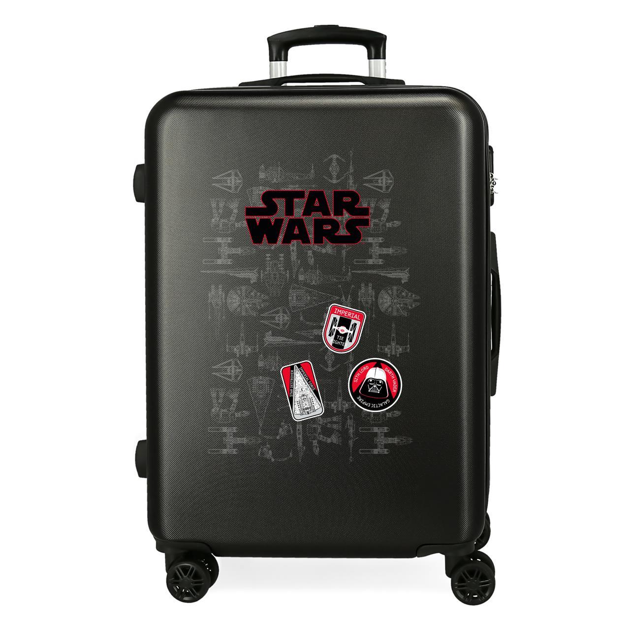 Star Wars Maleta Mediana ABS Rígida Space Mission Negro