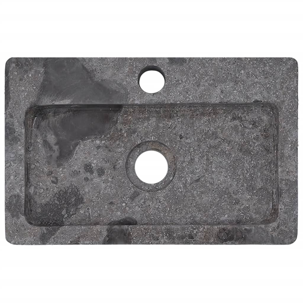 vidaXL Lavabo Mármol Lavamanos Inodoro Baño Cuenca Fregadero Muebles Color Gris,  Crema,  Negro y mas