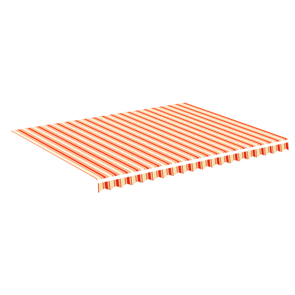 Vidaxl Tela de Repuesto para Toldo 4,5x3,5 M Color Azul y Blanco, Crema, Amarillo y Blanco, Protección Rayos UV